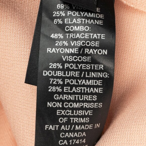 Marie Saint Pierre Peach Double-Jersey Stripe-Trim Blazer - Picture 7 of 8